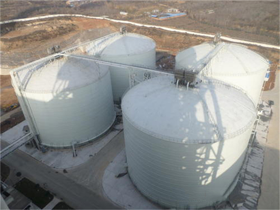 赣州5000吨立式粉煤灰储存罐